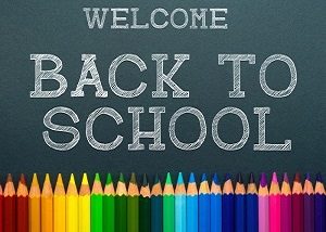 back to school. color pencils